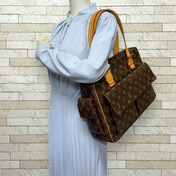 LOUIS VUITTON Multiple Cite Monogram Shoulder Bag Canvas M51162 Brown - Picture 2 of 13
